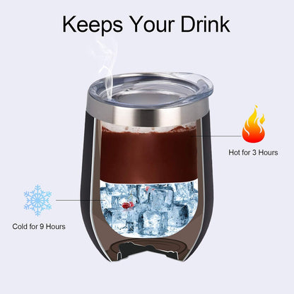 8-Pack Stainless Steel Insulated Tumblers with Lids – 12 oz