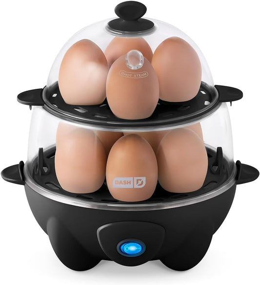 Deluxe 12-Egg Cooker – Electric Hard-Boiled Egg Maker