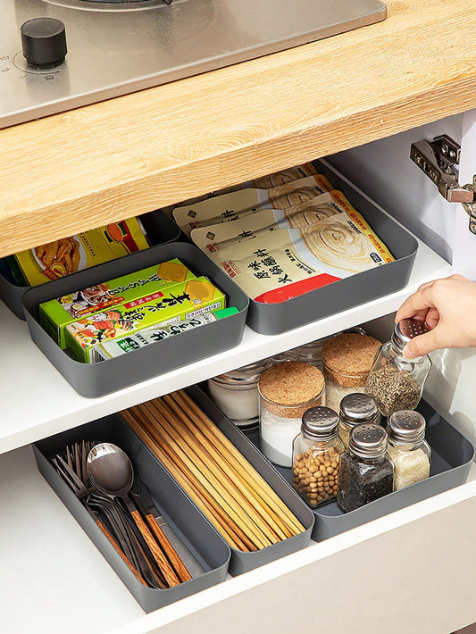 Kitchen Cutlery Divided Storage Box Tableware Organizer, Spoon & Utensils Container