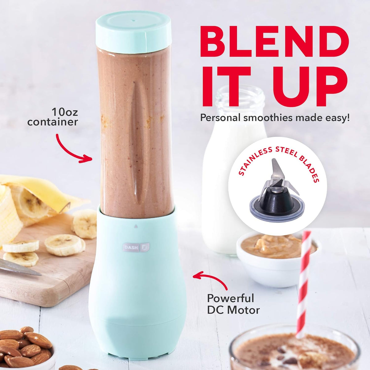 Mighty Mini Blender – Portable Smoothie Maker