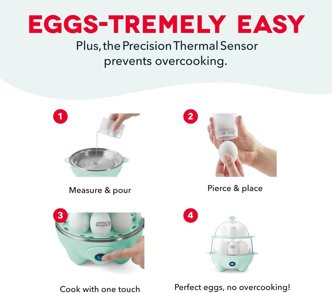 Deluxe 12-Egg Cooker – Electric Hard-Boiled Egg Maker